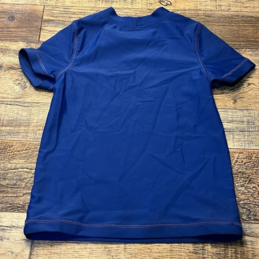 Primary Clothing Short Sleeve Rashguard Unisex Toddler 2-3 Blue Coastal Summer